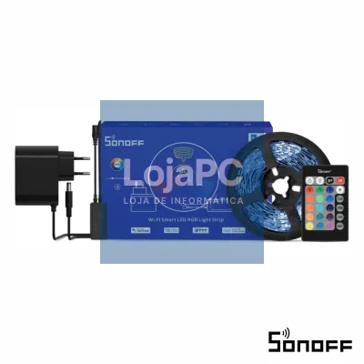 Kit Fita 150 LEDS 2835 RGB 12V 5m IP20 WIFI SONOFF