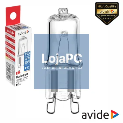 Lâmpada G9 P/ Forno/Frigorífico 53W 230V 300°C AVIDE