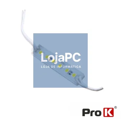 Módulo C/ 6 LEDS 5050 3W Vermelho 270Lm 12V IP65 PROK