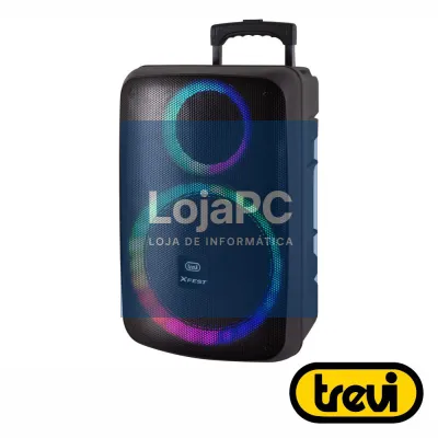 Coluna Amplificada 12" 90W USB/SD/AUX/BT LED TWS TREVI