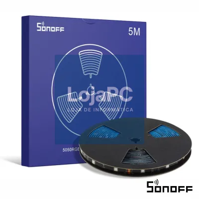 Fita 150 LEDS 5050 RGB 12V 5m IP65 SONOFF