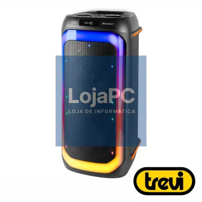 Coluna Amplificada 2x6.5" 110W USB/SD/AUX/BT LED TWS TREVI