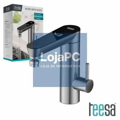 Torneira Elétrica de Bancada 220V 3000W IPX4 Inox TEESA