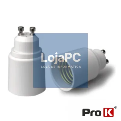 CASQUILHO ADAPTADOR DE GU10 P/ E27 PROK