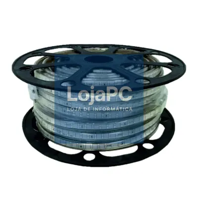 Fita 9000 LEDs 2835 Impermeável Azul 220V 50m