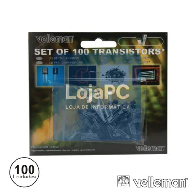 KIT TRANSISTOR C/ 100 PEÇAS