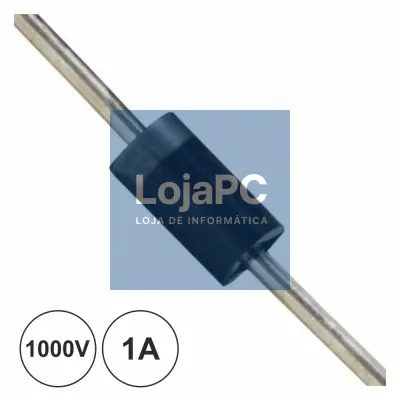 DIODO RETIFICADOR 1000V 1A