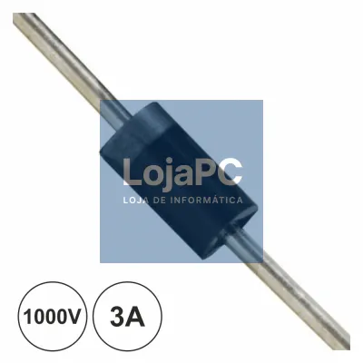 DIODO RETIFICADOR 1000V 3A