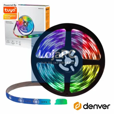 Fita 450 LEDS 5050 RGB 230V 24W 5m Wifi DENVER