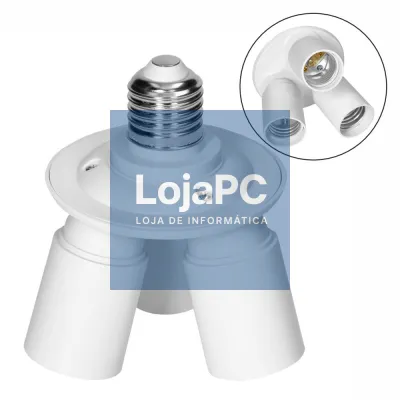 Casquilho Adaptador De E27 P/ 3x E27 VIRONE