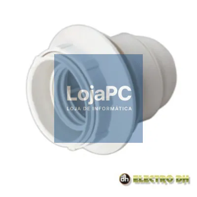 CASQUILHO P/ LÂMPADA E27 BRANCO EDH