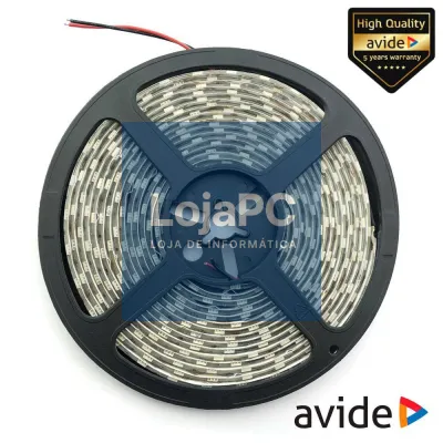 FITA 300 LEDS 2835 3000K 12V 5M IP65 AVIDE