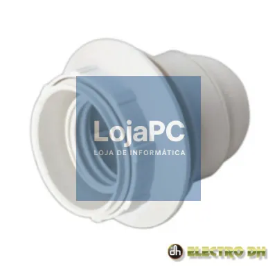 CASQUILHO P/ LÂMPADA E14 BRANCO EDH