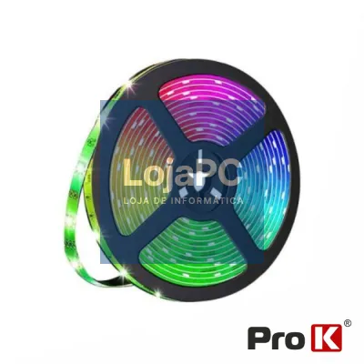 Fita 300 LEDS 5050 RGB 12V 5m 14.4W/m IP20 PROK