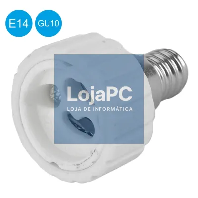 CASQUILHO ADAPTADOR DE E14 P/ GU10