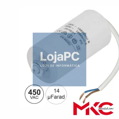 Condensador Arranque 14uF 450V C/ Fios