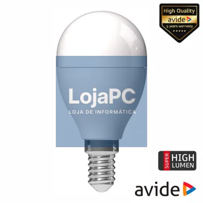 Lâmpada LED E14 Globo G45 2.9W 230V 3000K 470lm AVIDE