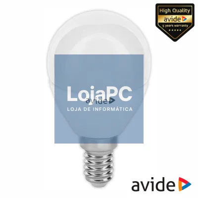 Lâmpada LED E14 GLOBO 7W 230V 3000K 590lm Value Range AVIDE