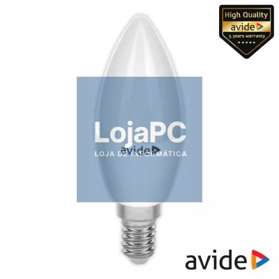 Lâmpada LED E14 Vela 7W 230V 4000K 600lm Value Range AVIDE