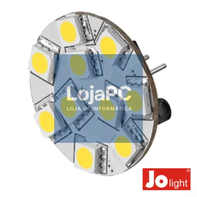 LÂMPADA G4 2.2W 12V 10 LEDS BRANCO QUENTE JOLIGHT