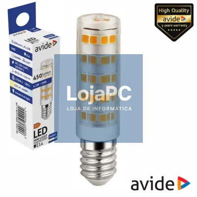 Lâmpada LED E14 JD 4.2W 230V 6400K 450lm AVIDE