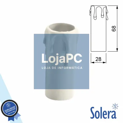 Capa P/ Suporte de Lâmpada E14 Efeito Vela SOLERA