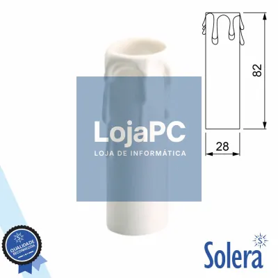 Capa P/ Suporte de Lâmpada E14 Efeito Vela SOLERA