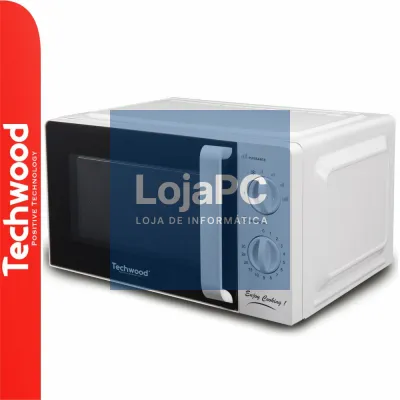 Microondas Branco 20 Litros 700W TECHWOOD