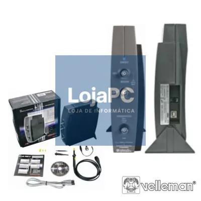 OSCILOSCÓPIO DE 2 CANAIS P/ PC CONEXÃO USB E GENERADOR VEL