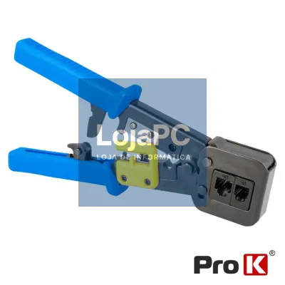 ALICATE DE CRAVAR 6P6C/6P4C/8P8C/RJ12/RJ45 PASSANTE PROK