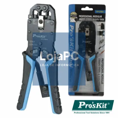 ALICATE DE CRAVAR RJ45/RJ11/RJ12/RJ22 PROSKIT