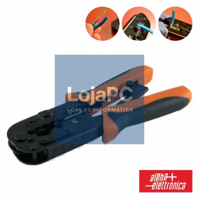 ALICATE DE CRAVAR 6P4C/6P6C/8P8C/RJ11/RJ12/RJ45