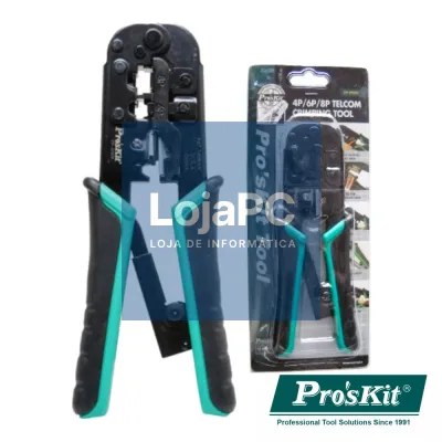 ALICATE DE CRAVAR RJ45/RJ11/RJ12/RJ22 PROSKIT