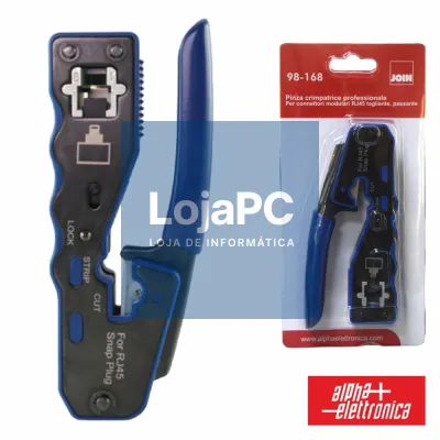 ALICATE DE CRAVAR 8P8C/RJ45 PASSANTE ALPHANET