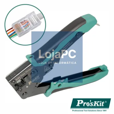 Alicate de Cravar Fichas 8V8C/RJ45 PROSKIT