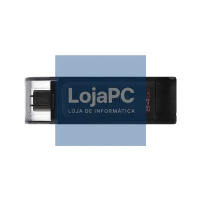PENDRIVE 64GB USB-C 3.2 Kingston DT70 BLACK