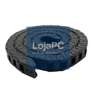 Corrente Passa Cabos 7x7mm Plástico 1m