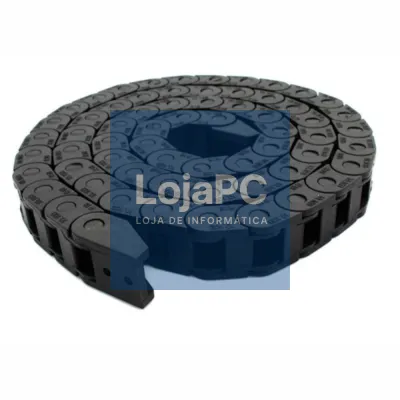 CORRENTE PASSA CABOS 10X20MM PLÁSTICO 1M