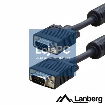 Cabo VGA Macho / Macho C/ Filtro 1.8m LANBERG