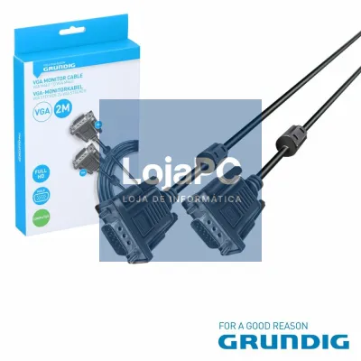 Cabo VGA Macho / Macho 2m Preto GRUNDIG