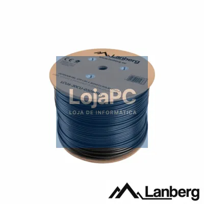 Cabo De Rede F/UTP CAT6 Puro Cobre Rígido Gel 305m Exterior
