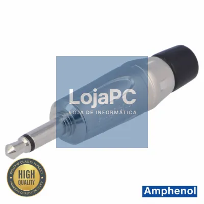Ficha Jack 3.5mm Macho Mono Niquelada AMPHENOL