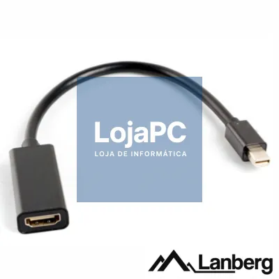 Adaptador MiniDisplayport Macho / HDMI Fêmea LANBERG