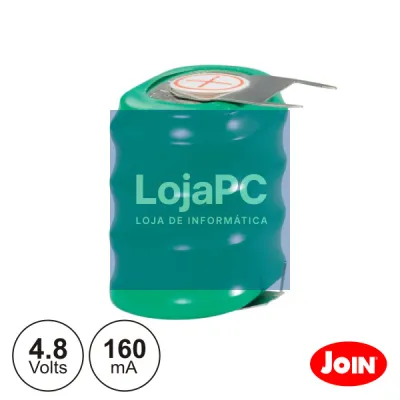 BATERIA NI-MH 4.8V 160MA C/ PATILHAS JOIN