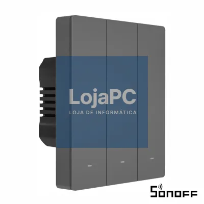 Interruptor Parede Triplo Encastrar WiFi+RF 3 Gang SONOFF