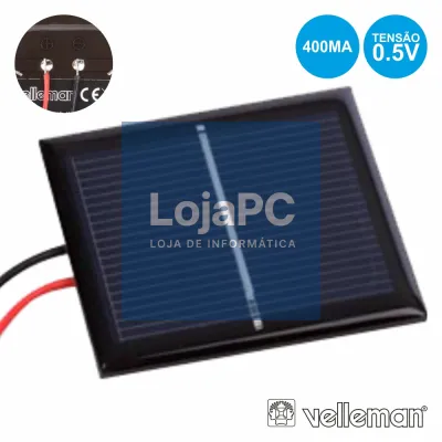 PAINEL FOTOVOLTÁICO 0.5V-400MA VELLEMAN