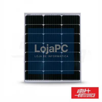 Painel Fotovoltaico 20.5V 65W Silicio Monocristalino ALPHA