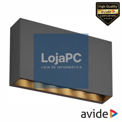 Candeeiro Parede LED 6W 4000K 366lm IP65 AVIDE