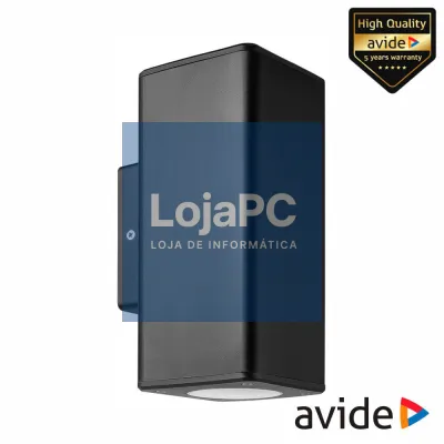 Candeeiro Parede LED 7W 2xGU10 IP65 AVIDE