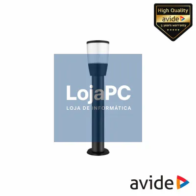 Candeeiro Exterior E27 52cm Preto AVIDE